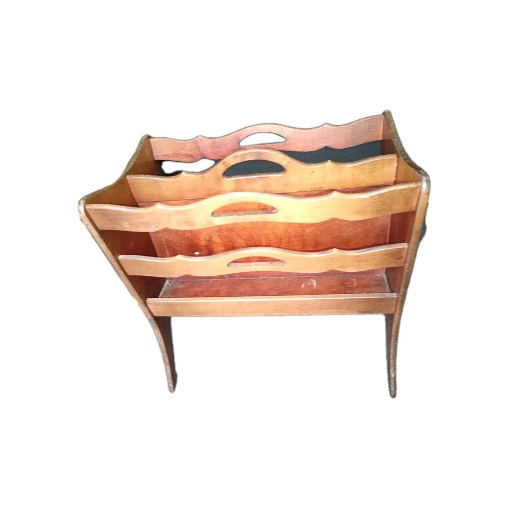The Ferguson Brothers‎ Wooden Vintage Magazine Rack Stand